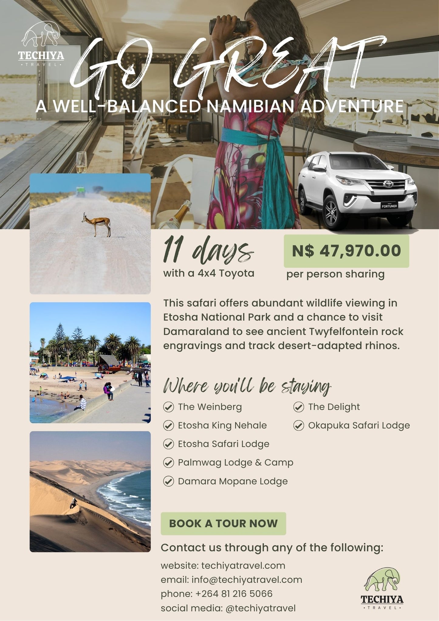 GO GREAT (SELF-DRIVE) - A WELL-BALANCED NAMIBIAN ADVENTURE