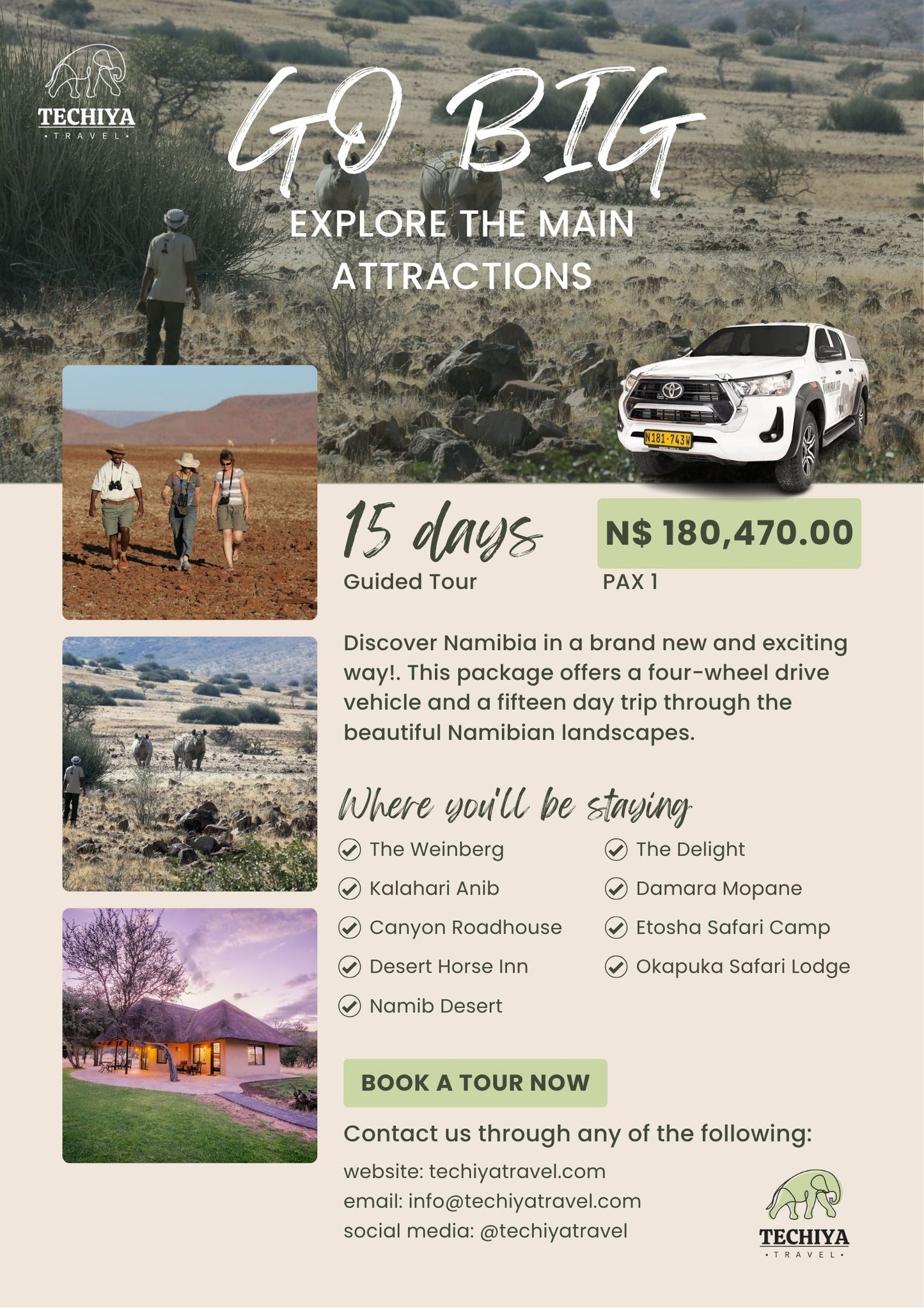 GO BIG (PRIVATE GUIDED TOURS) - EXPLORE THE MAIN ATTRACTIONS