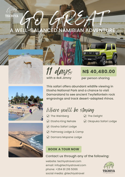 GO GREAT (SELF-DRIVE) - A WELL-BALANCED NAMIBIAN ADVENTURE